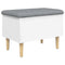 vidaXL Storage Bench White 62x42x46 cm Engineered Wood