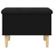 vidaXL Storage Bench Black 62x42x46 cm Engineered Wood