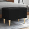 vidaXL Storage Bench Black 62x42x46 cm Engineered Wood