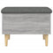 vidaXL Storage Bench Grey Sonoma 62x42x46 cm Engineered Wood