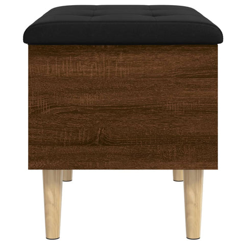 vidaXL Storage Bench Brown Oak 62x42x46 cm Engineered Wood