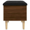 vidaXL Storage Bench Brown Oak 62x42x46 cm Engineered Wood