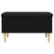 vidaXL Storage Bench Black 82x42x46 cm Engineered Wood