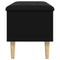 vidaXL Storage Bench Black 82x42x46 cm Engineered Wood