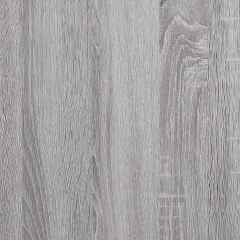 vidaXL Storage Bench Grey Sonoma 82x42x46 cm Engineered Wood