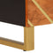 vidaXL Side Cabinets 2 pcs Brown and Black 60x33.5x75 cm Solid Wood Mango
