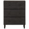 vidaXL Side Cabinets 2 pcs Black 60x33x75 cm Solid Wood Mango