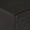 vidaXL Side Cabinets 2 pcs Black 60x33x75 cm Solid Wood Mango