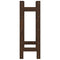 vidaXL Wine Rack for 20 Bottles Brown Solid Wood Pine