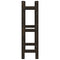 vidaXL Wine Rack for 30 Bottles Black Solid Wood Pine