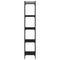 vidaXL Bookcase 5-Tier Black 40x30x154 cm Engineered Wood
