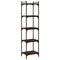 vidaXL Bookcase 5-Tier Brown Oak 40x30x154 cm Engineered Wood