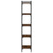 vidaXL Bookcase 5-Tier Brown Oak 40x30x154 cm Engineered Wood