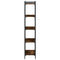 vidaXL Bookcase 5-Tier Smoked Oak 60x30x154 cm Engineered Wood