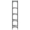 vidaXL Bookcase 5-Tier Grey Sonoma 60x30x154 cm Engineered Wood