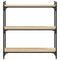 vidaXL Bookcase 3-Tier Sonoma Oak 80x30x86 cm Engineered Wood