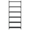 vidaXL Bookcase 6-Tier Black 80x30x188 cm Engineered Wood