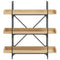 vidaXL Bookcase 3-Tier Sonoma Oak 100x33x108.5 cm Engineered Wood