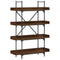 vidaXL Bookcase 4-Tier Brown Oak 100x33x145.5 cm Engineered Wood