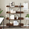 vidaXL Bookcase 4-Tier Brown Oak 100x33x145.5 cm Engineered Wood