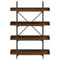 vidaXL Bookcase 4-Tier Brown Oak 100x33x145.5 cm Engineered Wood
