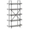 vidaXL Bookcase 5-Tier Grey Sonoma 100x33x180.5 cm Engineered Wood
