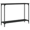 vidaXL Console Table Black 101x30.5x75 cm Engineered Wood