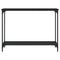 vidaXL Console Table Black 101x30.5x75 cm Engineered Wood