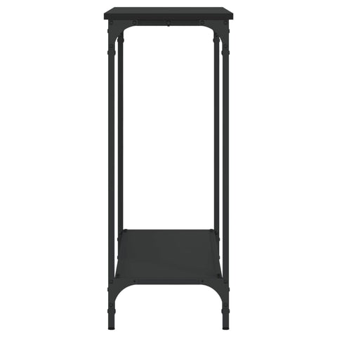 vidaXL Console Table Black 101x30.5x75 cm Engineered Wood