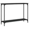 vidaXL Console Table Black 101x30.5x75 cm Engineered Wood