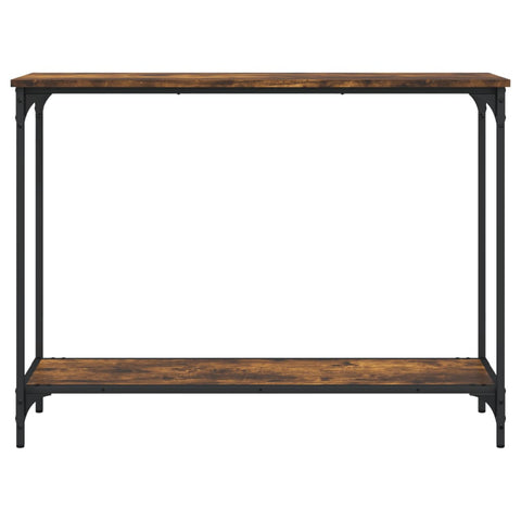 vidaXL Console Table Smoked Oak 101x30.5x75 cm Engineered Wood
