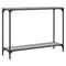 vidaXL Console Table Grey Sonoma 101x30.5x75 cm Engineered Wood