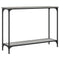 vidaXL Console Table Grey Sonoma 101x30.5x75 cm Engineered Wood