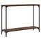 vidaXL Console Table Brown Oak 101x30.5x75 cm Engineered Wood