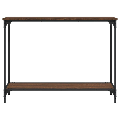 vidaXL Console Table Brown Oak 101x30.5x75 cm Engineered Wood