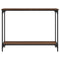 vidaXL Console Table Brown Oak 101x30.5x75 cm Engineered Wood