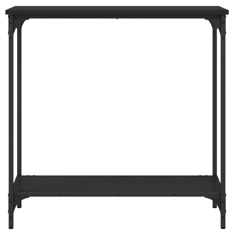 vidaXL Console Table Black 75x30.5x75 cm Engineered Wood