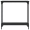vidaXL Console Table Black 75x30.5x75 cm Engineered Wood