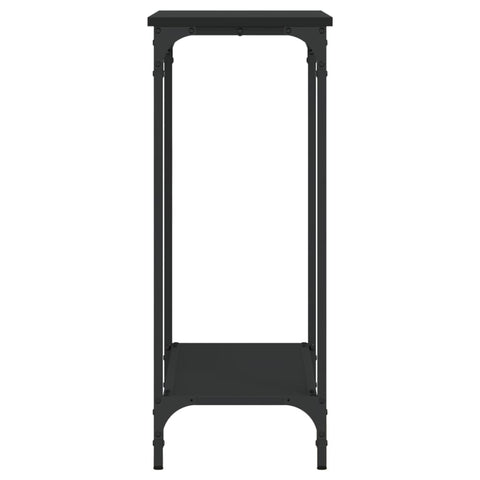 vidaXL Console Table Black 75x30.5x75 cm Engineered Wood