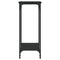vidaXL Console Table Black 75x30.5x75 cm Engineered Wood