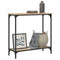 vidaXL Console Table Sonoma Oak 75x30.5x75 cm Engineered Wood