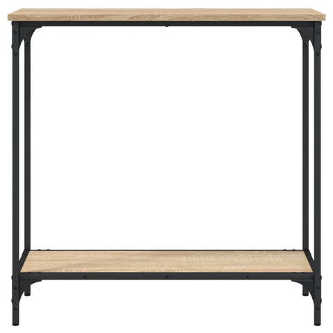 vidaXL Console Table Sonoma Oak 75x30.5x75 cm Engineered Wood