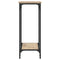 vidaXL Console Table Sonoma Oak 75x30.5x75 cm Engineered Wood