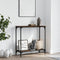 vidaXL Console Table Smoked Oak 75x30.5x75 cm Engineered Wood