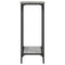 vidaXL Console Table Grey Sonoma 75x30.5x75 cm Engineered Wood