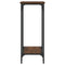 vidaXL Console Table Brown Oak 75x30.5x75 cm Engineered Wood