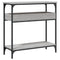 vidaXL Console Table with Shelf Grey Sonoma 75x29x75cm Engineered Wood