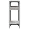vidaXL Console Table with Shelf Grey Sonoma 75x29x75cm Engineered Wood