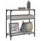vidaXL Console Table with Shelf Grey Sonoma 75x29x75cm Engineered Wood