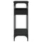 vidaXL Console Table with Shelf Black 100x29x75cm Engineered Wood